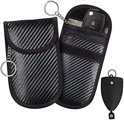 rfid blocking key fob holder|rfid blocking pouch for keys.